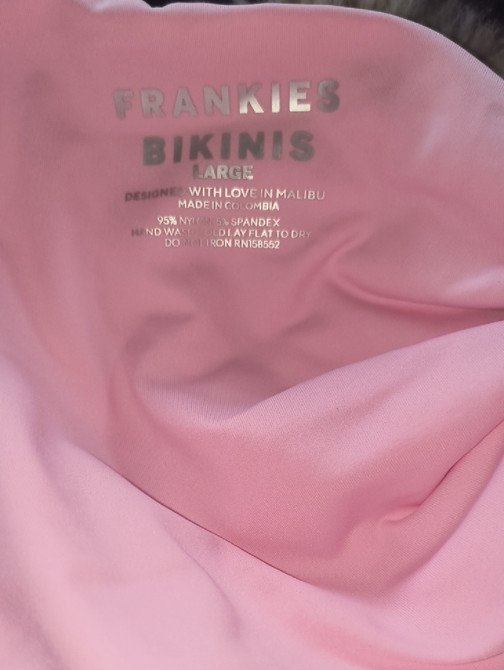 Frankie’s Bikinis Lani Strapless Bikini Top Size L NWT - Picture 7 of 7